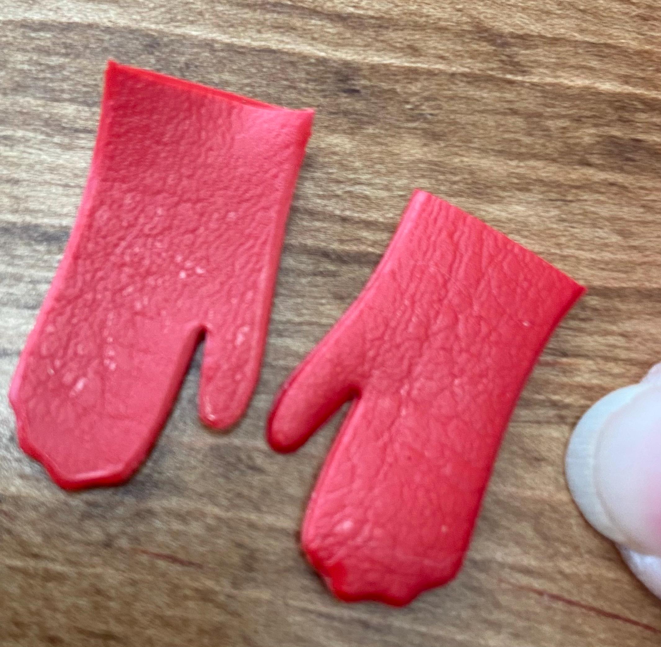 Vintage 1960 Barbie Horno Mitt conjunto