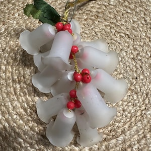 Vintage Cluster of Glass Bells Ornament