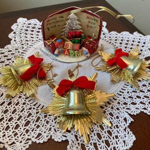 Vintage Papier Weihnachtsornamente