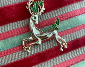 Broche navideño vintage de Gerrys