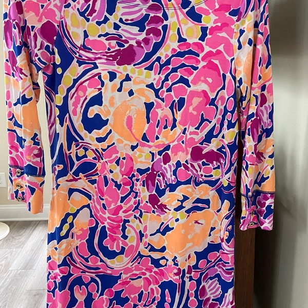 Shorts Designer By Lilly Pulitzer In Blue & Pink, Size: 16 main image 0