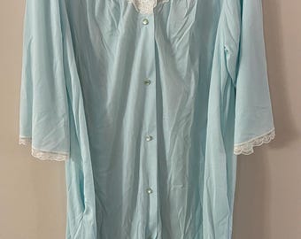 Vintage Shadowline nylon robe XL