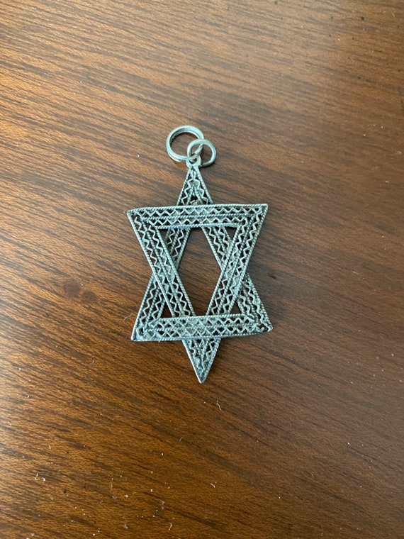 Sterling Silver Star of David Pendant