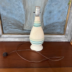 Vintage Ceramic Table Lamp ( Working)