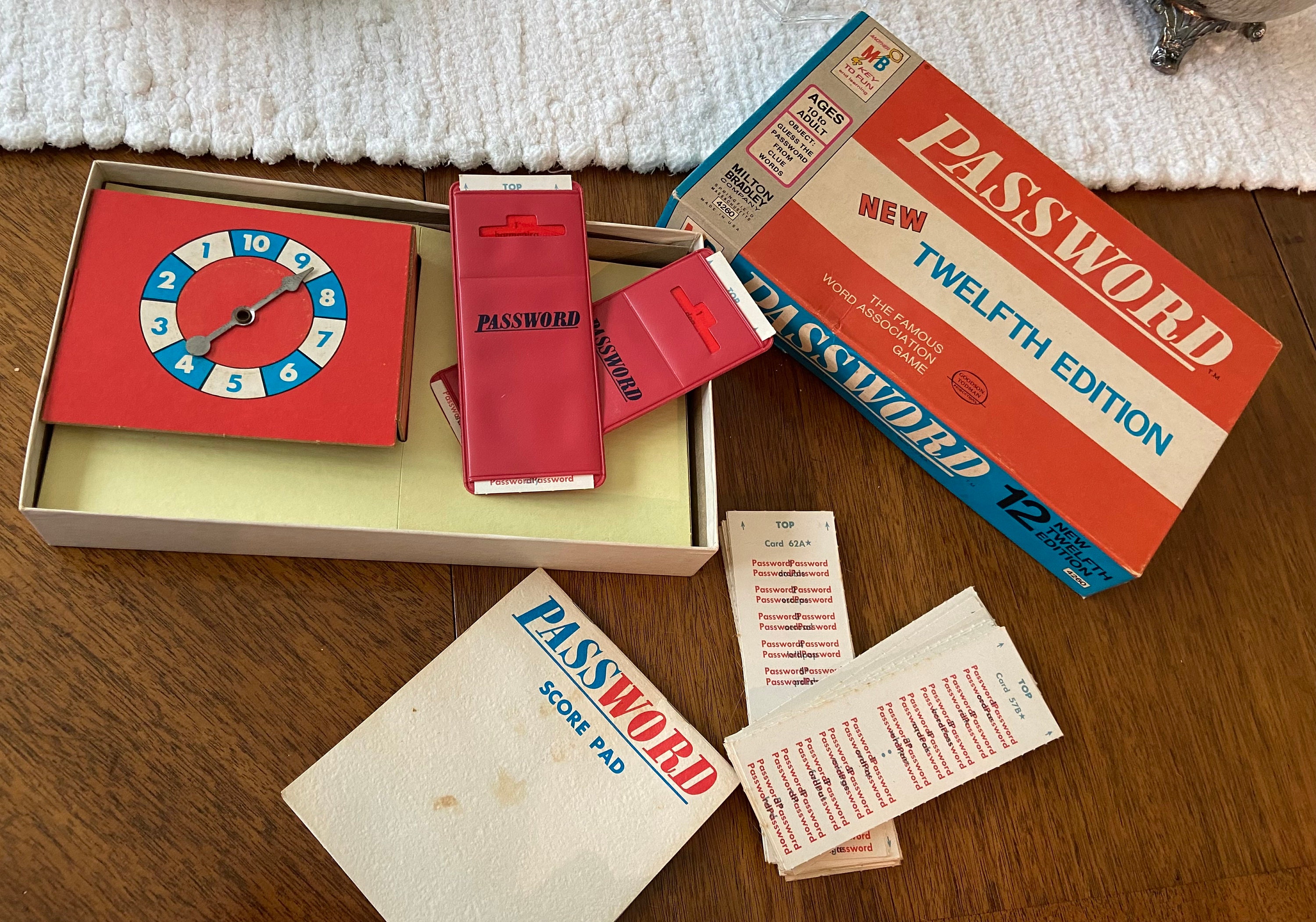 Vintage Password Game ~ 1966 Milton Bradly #4260 ~ Volume Six ~ Complete Set