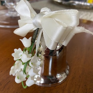 Vintage Bridalane English silver plate wedding bell