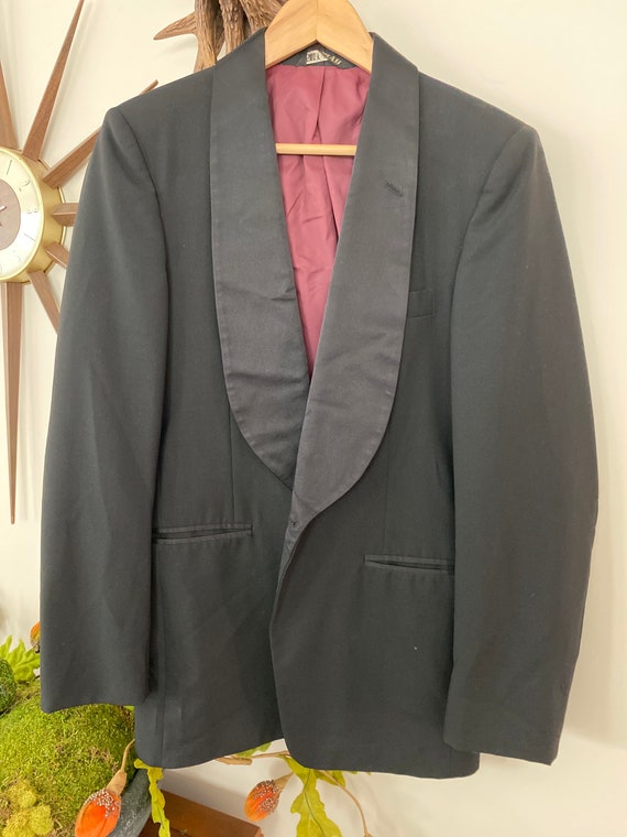 Vintage Bill Blass Shawl Collar Tux Jacket