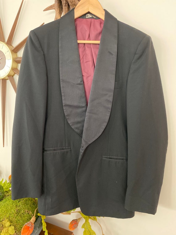 Vintage Bill Blass Shawl Collar Tux Jacket - Etsy
