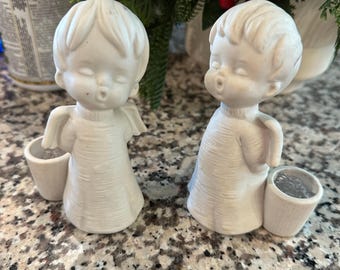 クラウンリーガル 天使の陶器製キャンドルスタンド クラウンリーガル