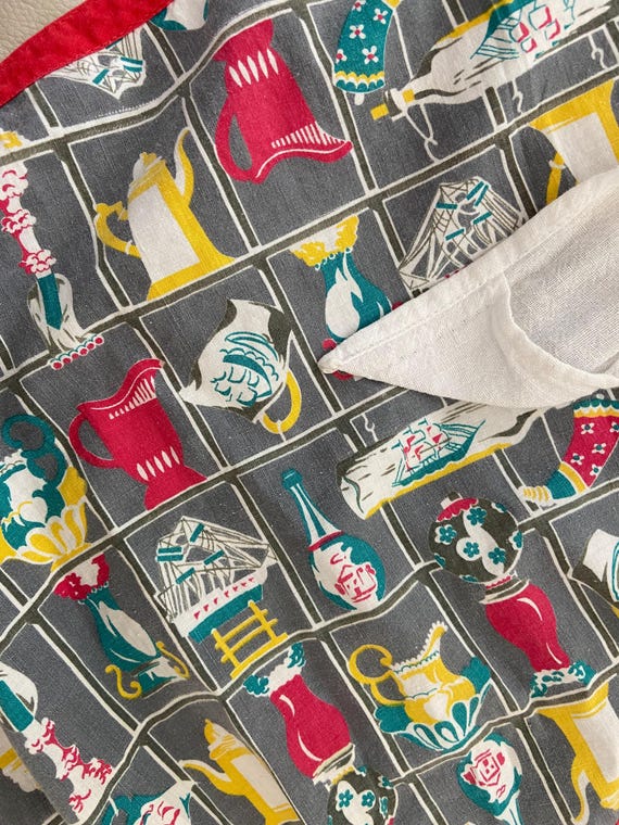 1940年代のヴィンテージハーフエプロン - Etsy 日本