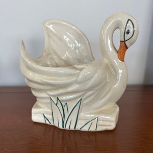 vintage mcm McCoy Swan Planter