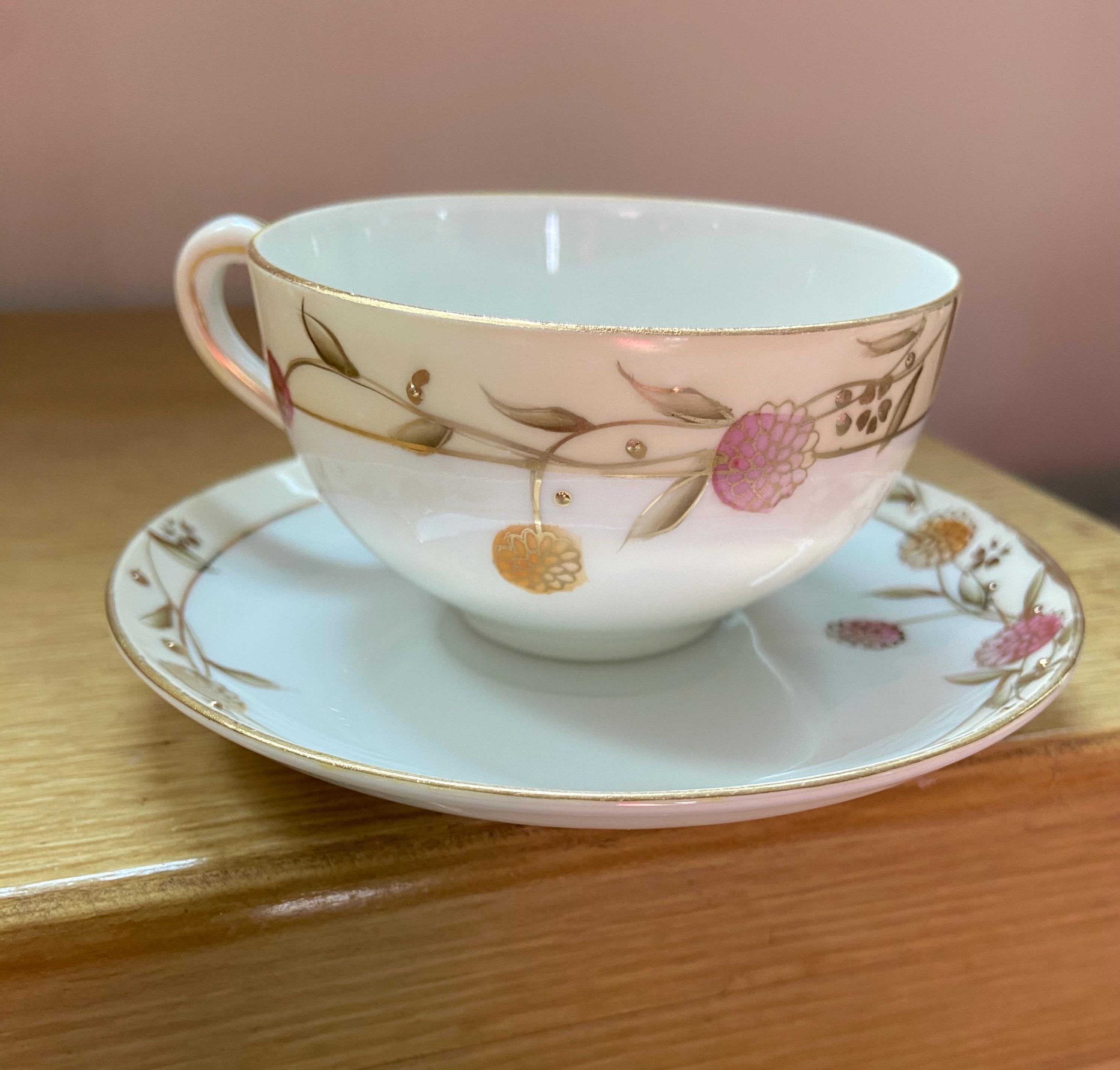 Vintage Nippon porcelain Teacup and saucer