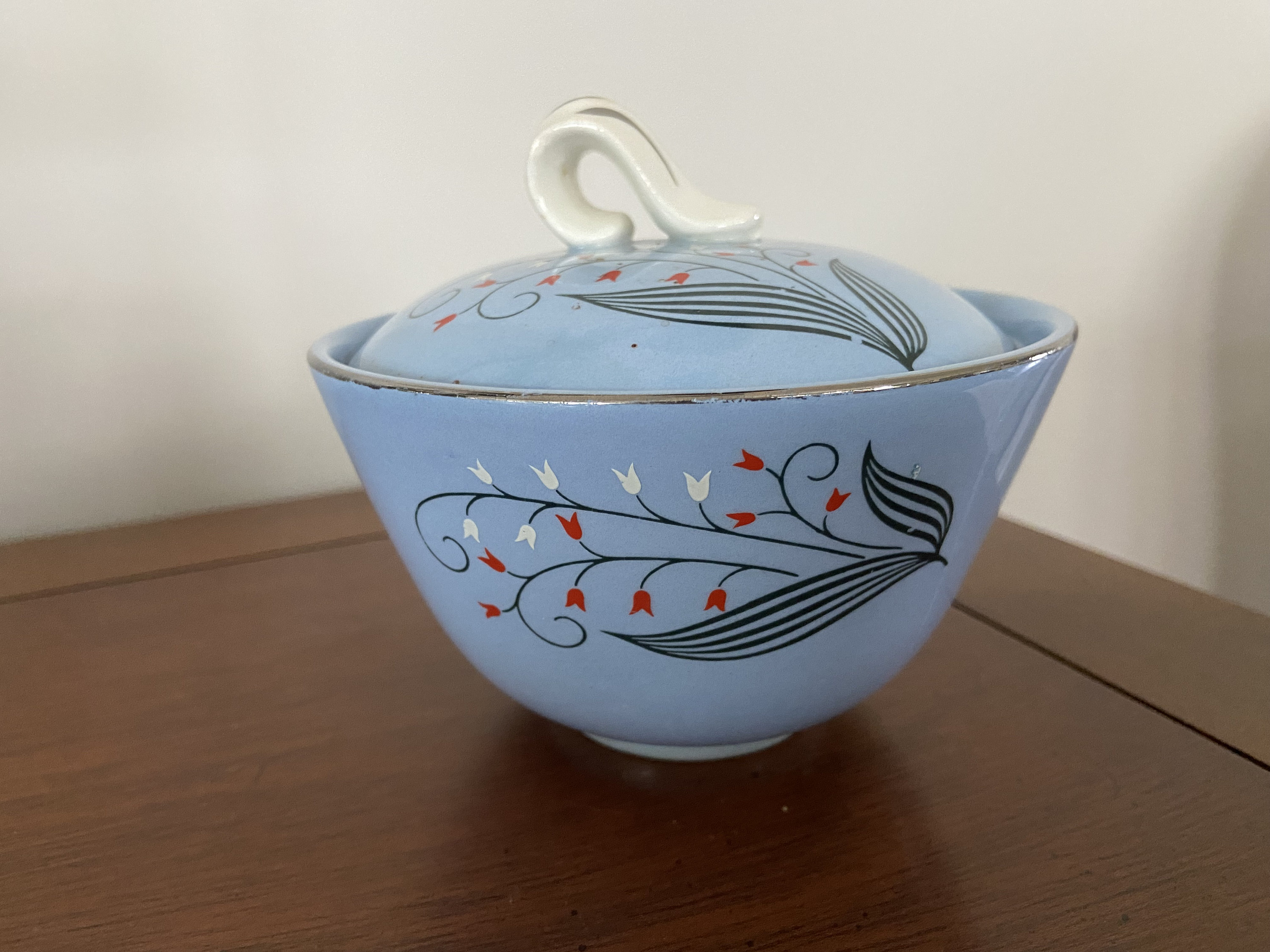 Midcentury Sugar Bowl - Etsy