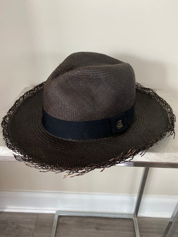 Mens Panama Straw Equador Beach Hat