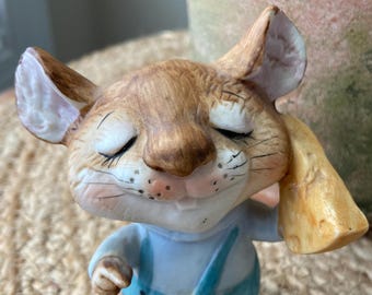 1980s porcelain mouse by Homco
