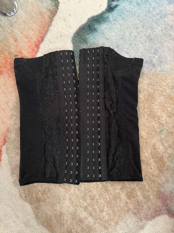 Vintage Black Lace Corset