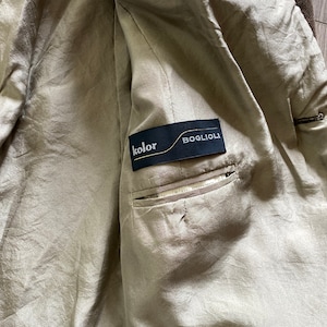 Mens Kolor Boglioli Silk & Cashmere Blazer