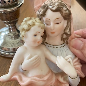 Madonna and child figurine