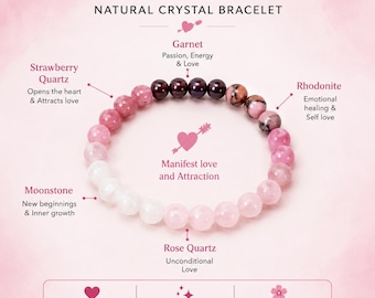 Love Spell Natural Crystal Bracelet