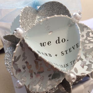 Invitation Ornament - Handmade from your special occasion invitation