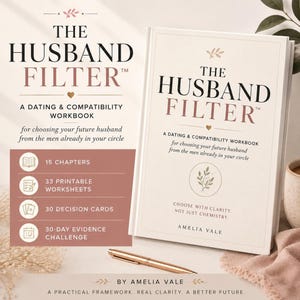 Dating-Arbeitsbuch, Ehemann-Filter (digitaler Download) zur Partnerbewertung und Beziehungsklärung