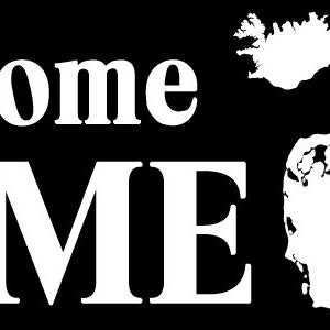 FAST Welcome HOME Printed Banner / 2x6 / Any State-Country Outline Map DESIGN / MissionaryBanner PrintedBanner Farewell Homecoming image 3