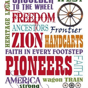 Pioneer Trek Printable / Instant Download SUBWAY Art / DESIGN - Etsy