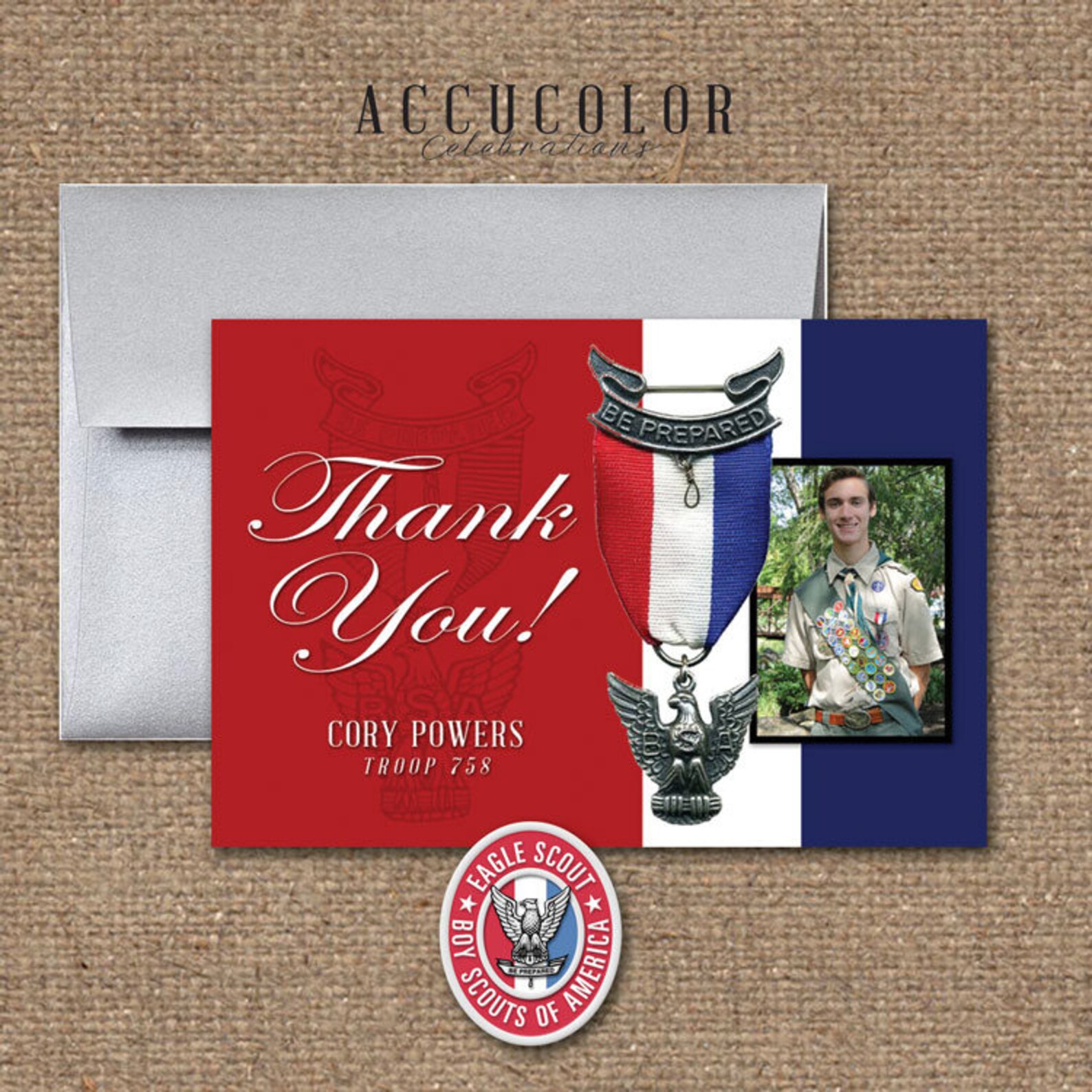 Eagle Scout Thank You Cards / 4x6 Matching DESIGN / - Etsy