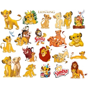 Lion King SVG Mega, Simba Svg for Cricut, Lion King Png, Hakuna Matata Svg for Shirts, Layered Svg Files, Lion King Clipart, Baby Simba Png