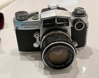 Vintage Miranda Sensorex 35 mm systemkamera med automatiskt Miranda 50 mm f/1.4-objektiv – Testad