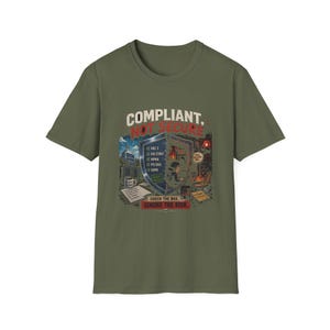 Compliance Approved Nothing Actually Secured Infosec Tee image 2