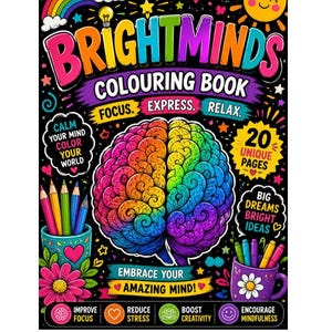 BRIGHTMINDS-ADHD Coloring book