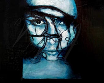 Veil- 16 x 20 Original Acrylic painting