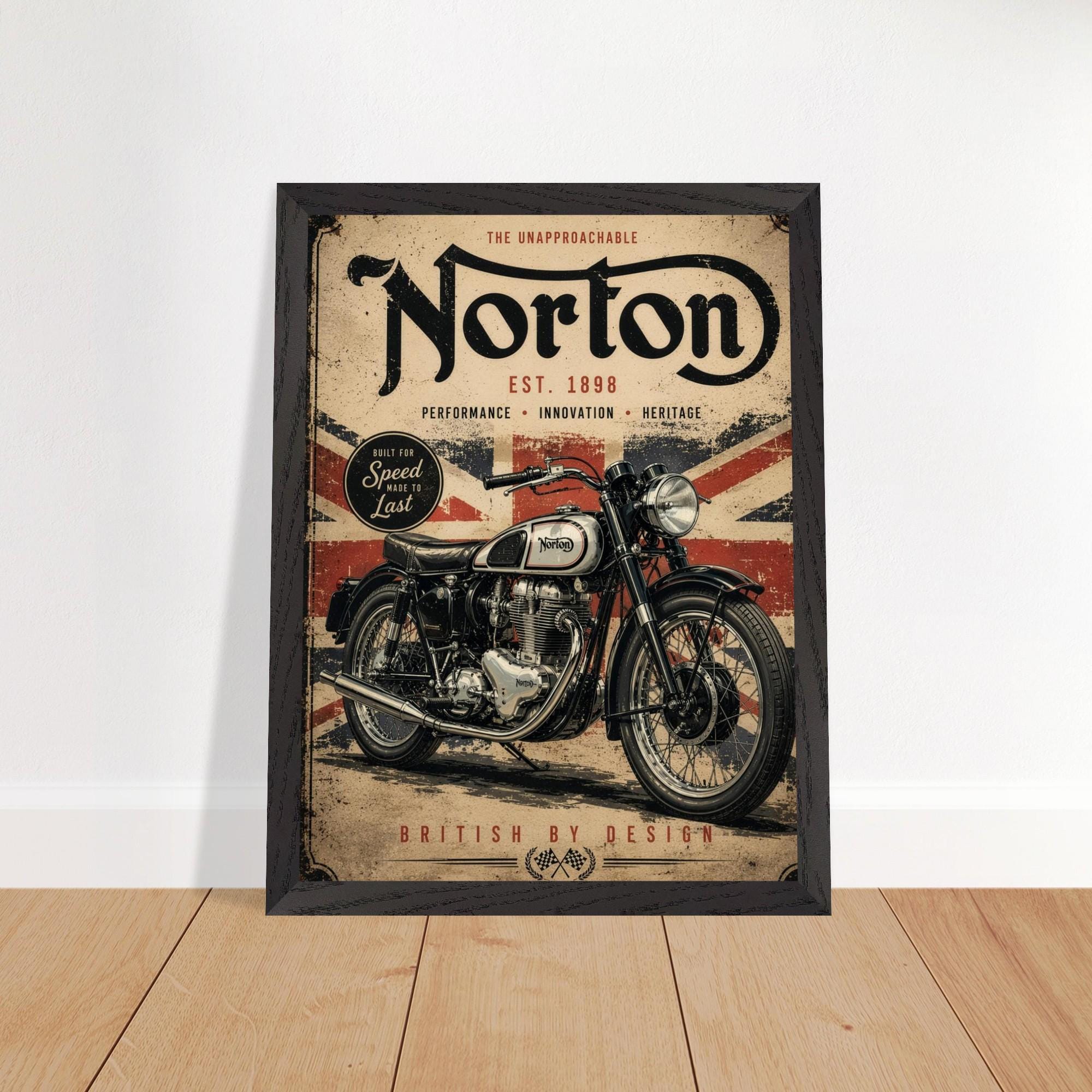 Vintage Norton Motorcycle Prints - Etsy