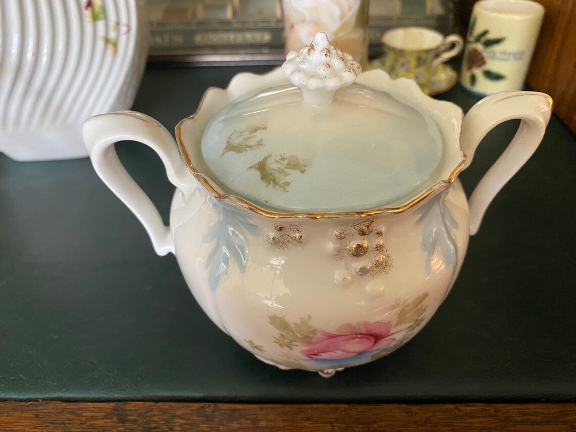 RS Prussia Marked Sugar Bowl Etsy