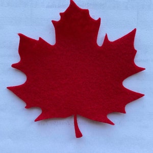 25 Kanadisches Ahornblatt Kanada Kanadische Flagge rotes Ahornblatt Filzahornblatt
