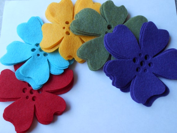 huge lot of random die cuts in fuschia and green