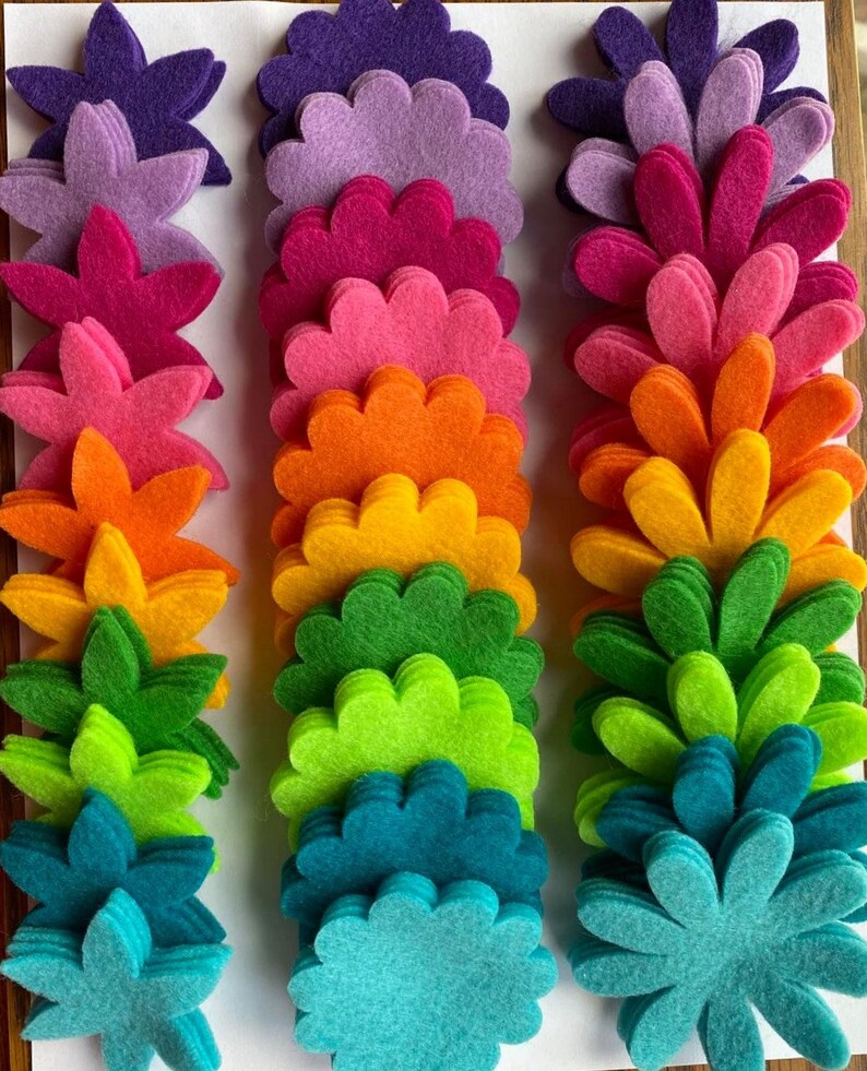 120 piece spring and summer bright modern colors jewel tones | Etsy