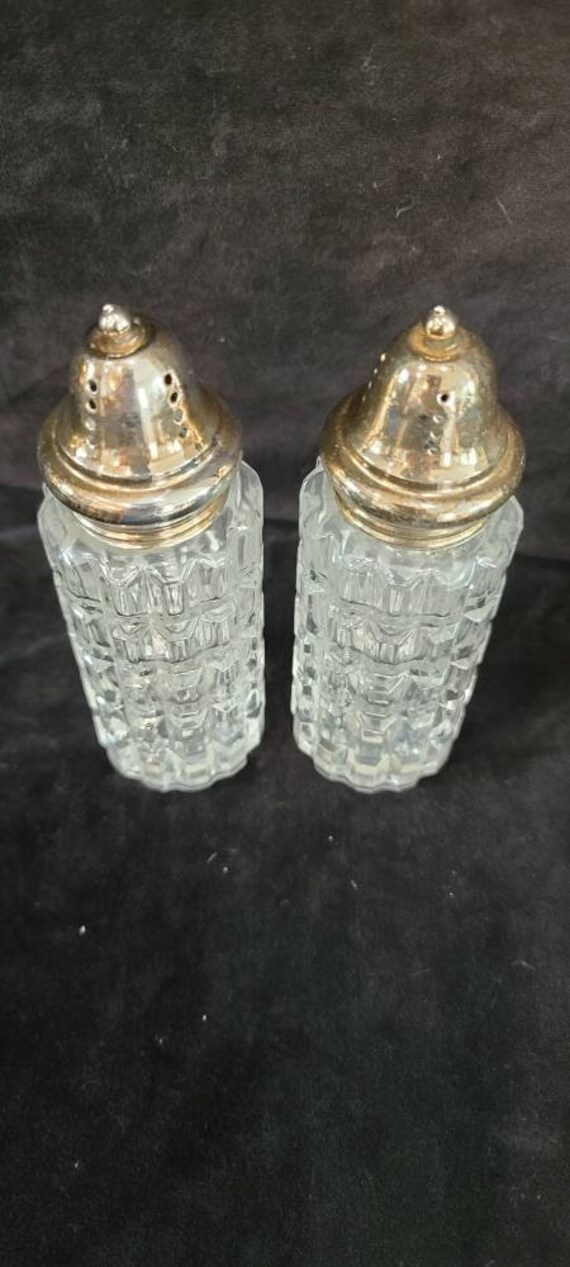 Home & Living Raimond Beveled Glass Salt and Pepper Shakers Salt & Pepper Shakers Kitchen