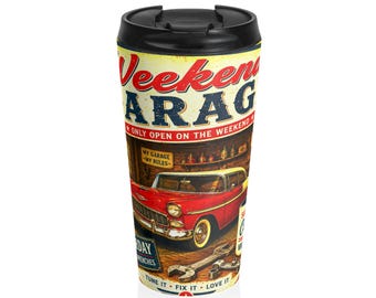 Weekend Garage Resemugg | Vintage bilmekaniker Retroskylt
