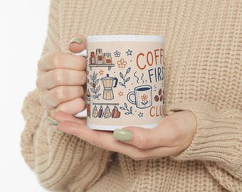 Coffee First Club-mugg | Keramisk mugg för kaffeälskare