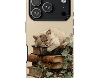 Cat Phone Case , Cute Cat Phone Case , Book Phone Case , Flower Phone Case , Iphone 17 16 15 14 13 12 Case , Samsung S26 25 Case