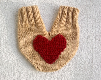 Knitting couples glove, lovers mitten for him and her, couples mitten, anniversary gift