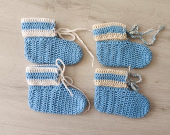 Crochet Baby Booties PDF Pattern, Easy Slippers Tutorial (Digital Download)