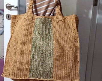 Beach Bag, Handmade Bag, Straw Bag