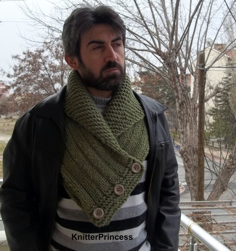 Knitting mens cowl mens neck warmers unisex cowl womens Etsy