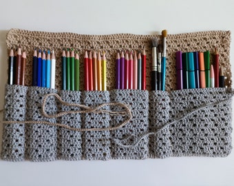 Crochet Pencil Case Pattern, Hook Case PDF Pattern