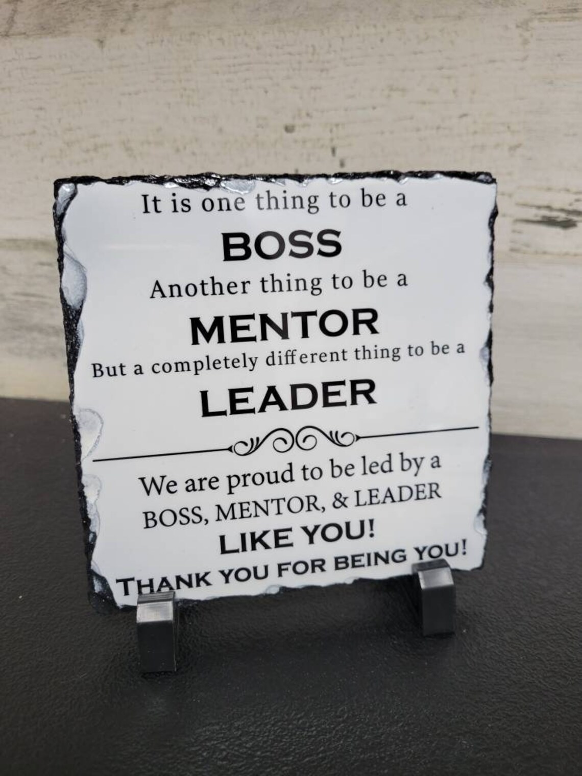 6x6 Thin Tile Plaque Bosses Day Gift Boss Day Gift Retirement Etsy UK