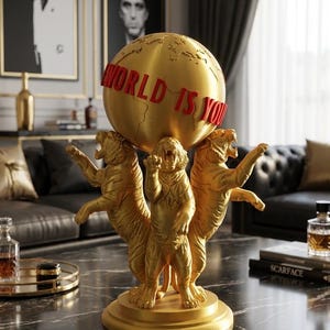 Scarface World is Yours Statue - Etsy