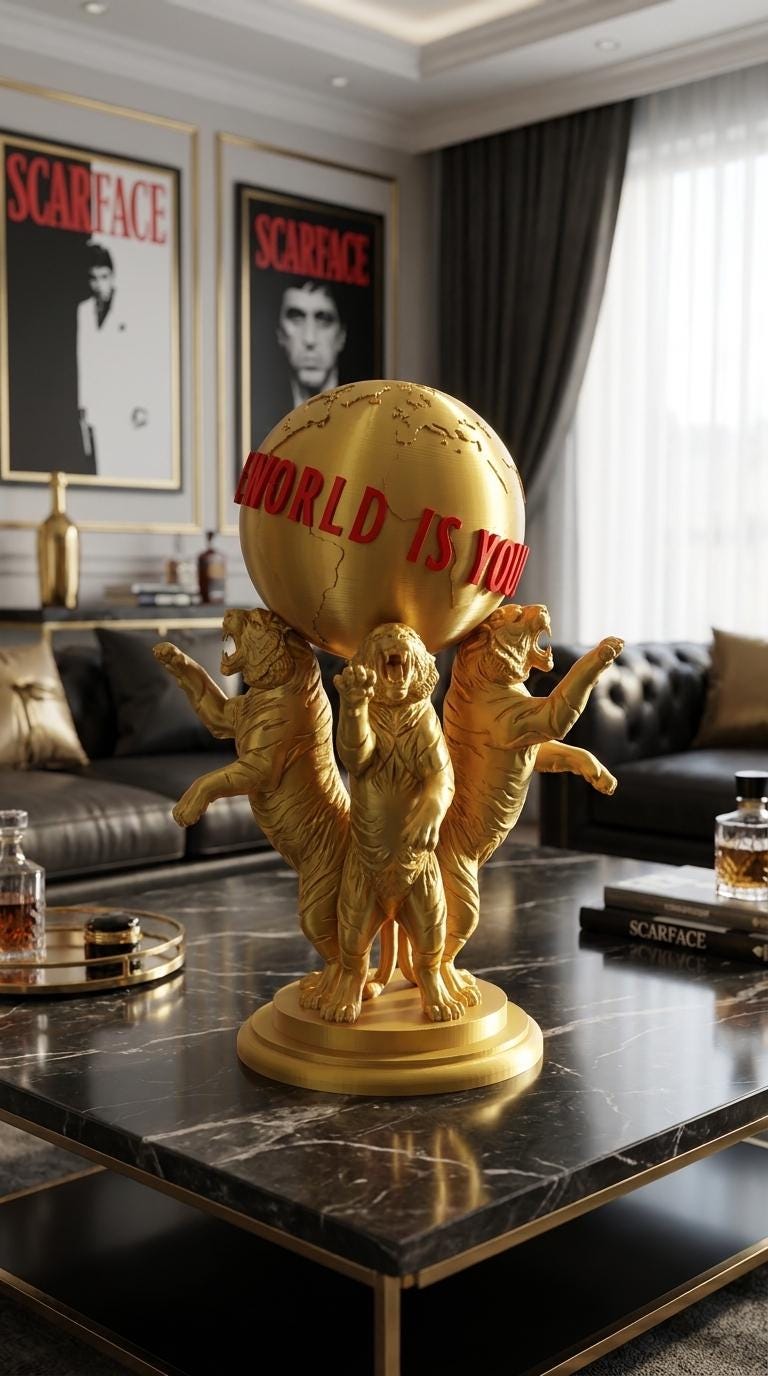 Scarface World is Yours Statue - Etsy